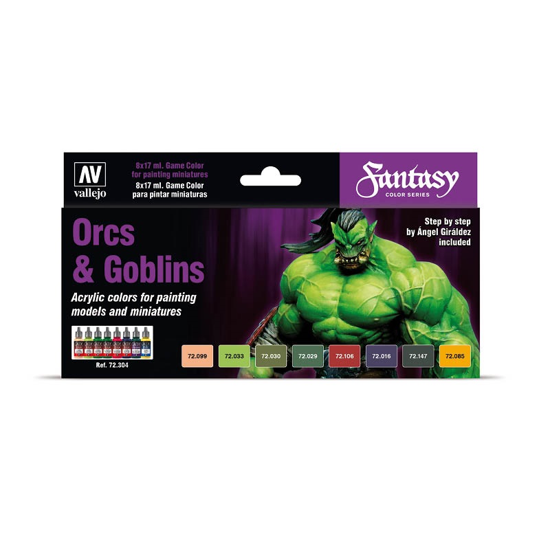 Game Orcs and Goblins, Model Color